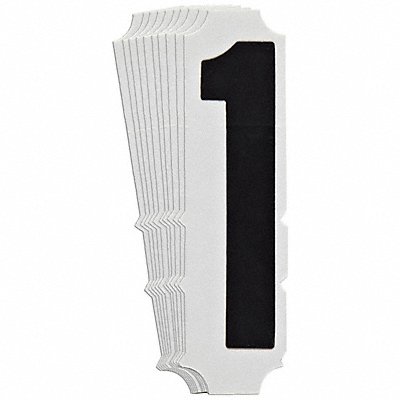 BRADY 5140P1 Numbers and Letters Labels PK 10