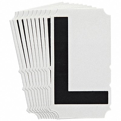 BRADY 5140PL Numbers and Letters Labels PK 10
