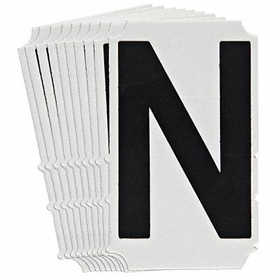 BRADY 5140PN Numbers and Letters Labels PK 10