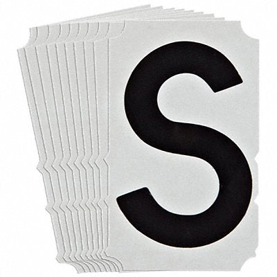 BRADY 5140PS Numbers and Letters Labels PK 10
