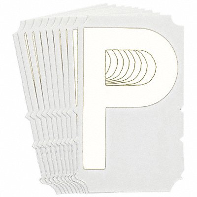 BRADY 5170PP Numbers and Letters Labels PK 10