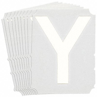 BRADY 5170PY Numbers and Letters Labels PK 10