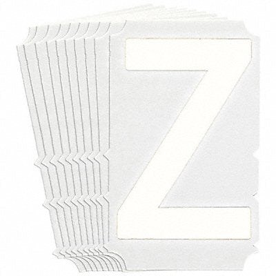 BRADY 5170PZ Numbers and Letters Labels PK 10