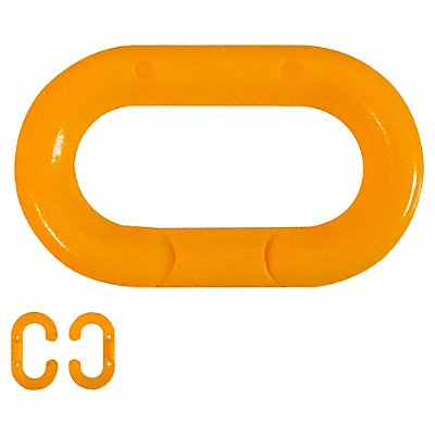 GRAINGER 5171210 Chain Link Orange 2 Size Plastic