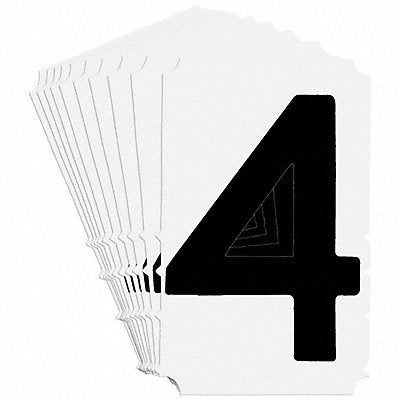 BRADY 5180P4 Numbers and Letters Labels PK 10