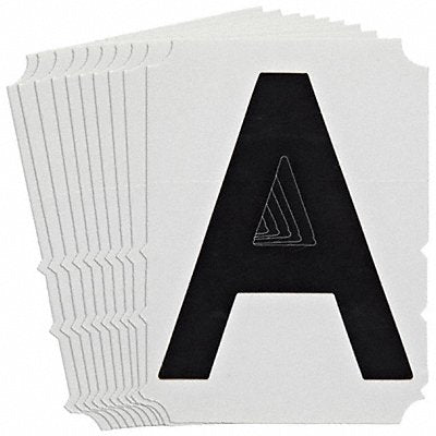 BRADY 5180PA Numbers and Letters Labels PK 10