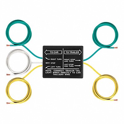 CURT 58240 NonPwrd 3-to-2-Wre Taillght Cnvrtr 58240