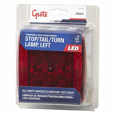 GROTE 519725 Stop/Tail/Turn Light LED Red