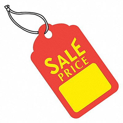 PARTNERS BRAND G26006 Merch Tag Strung 1 11/16x2 3/4 PK1000