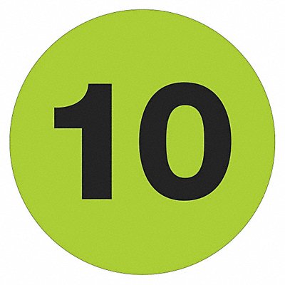 TAPE LOGIC DL6778 Labels Number 10 2 Circle