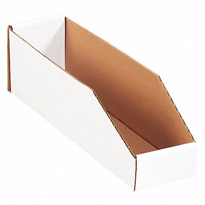 PARTNERS BRAND BINMT415 Bins Open Top 4x15x4x1/2 PK50