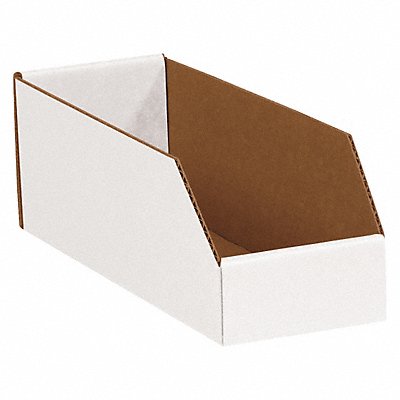 PARTNERS BRAND BINMT412 Bins Open Top 4x12x4x1/2 PK50