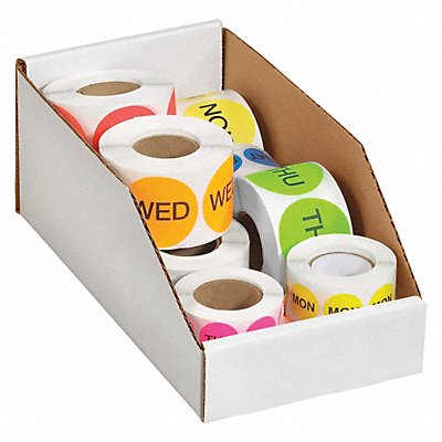 PARTNERS BRAND BINMT612 Bins Open Top 6x12x4x1/2 PK50