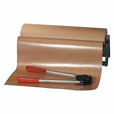 PARTNERS BRAND KPPC2450 Paper Roll Poly Kraft 50# 24x600 ft.