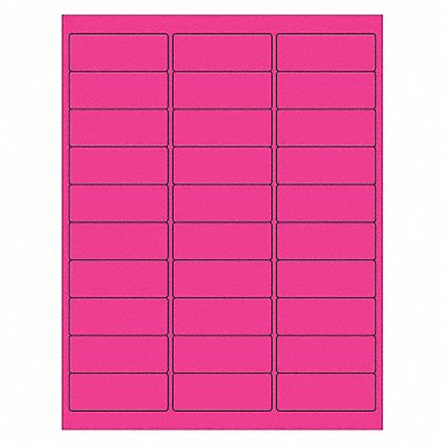 TAPE LOGIC LL173PK Laser Label Rectangle 2 5/8x1 PK3000