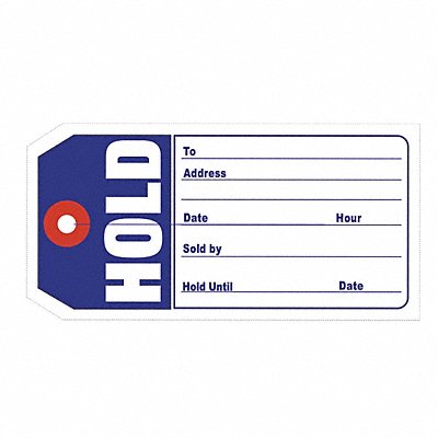 PARTNERS BRAND G26011 Tag Print Hold 4 3/4x2 3/8 PK500