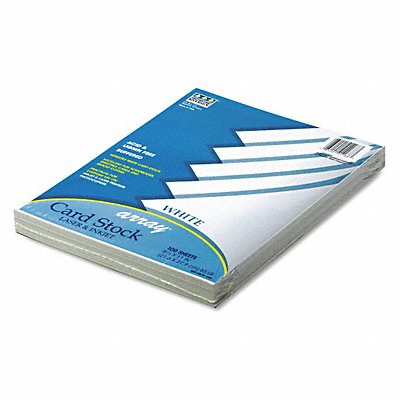 PACON 101188 Array Card Stock 65 lb Lttr White PK100