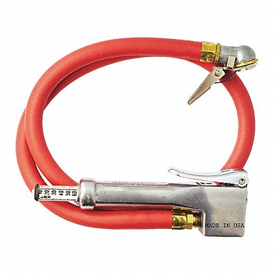 MILTON 523 Inflator Gage Bayonet 3ft Hose Whip