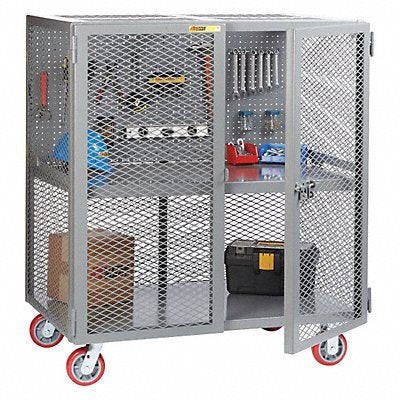 LITTLE GIANT SC124606PYPB Security Cart Pegboard Tool 24x60