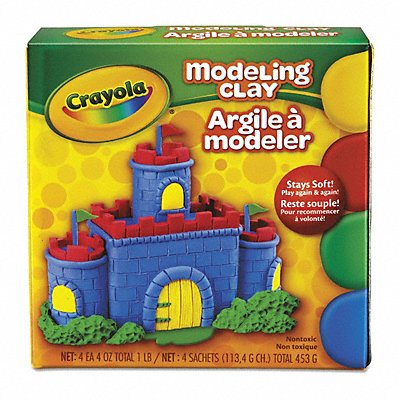 CRAYOLA 570300 Modeling Clay 1/4 lb Assorted
