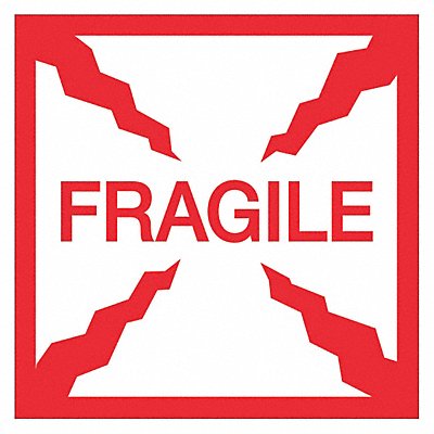TAPE LOGIC SCL501 Label Fragile 4x4