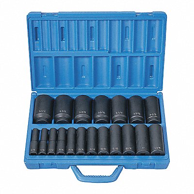 GREY PNEUMATIC 1319D Fractional Master Set 1/2 D 19 pcs.