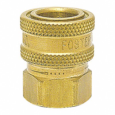 FOSTER 25FS Straight-Thru Brass Socket 1/4 FPT