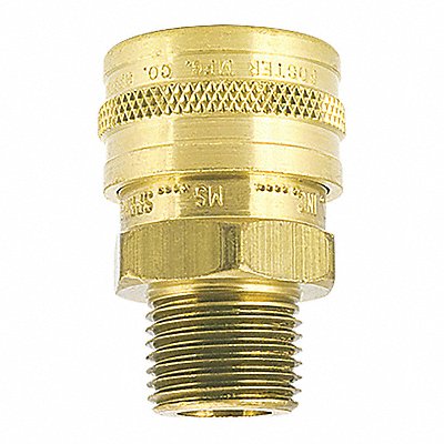 FOSTER 75MS Brass Socket Straight Thru 3/4 MPT