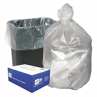 ULTRA PLUS WHD2408 Can Liners 7-10 gal 24x24 PK1000