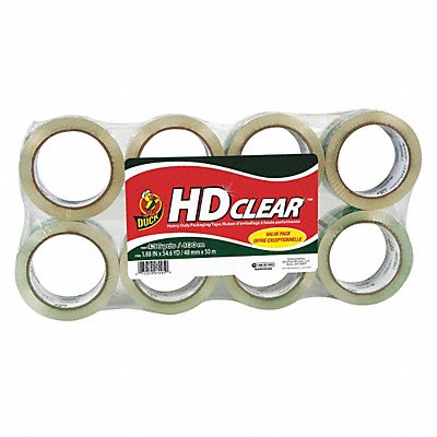 DUCK 282195 Packaging Tape 1.88 x 55 yd. Clear PK8
