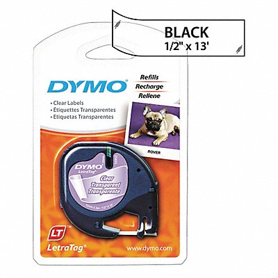 DYMO 16952 Labeling Tape for Label Maker 1/2 x13ft