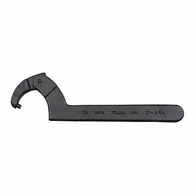 MARTIN TOOLS 0474A Adjustable Pin Spanner 4-1/2 x 6-1/4