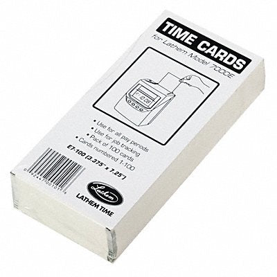 LATHEM TIME E7100 Time Card 7000E PK100