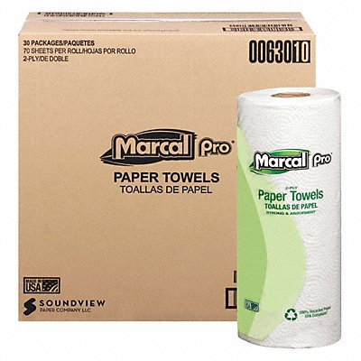MARCAL MAC630 Premium Recycled Towels 2-Ply PK30