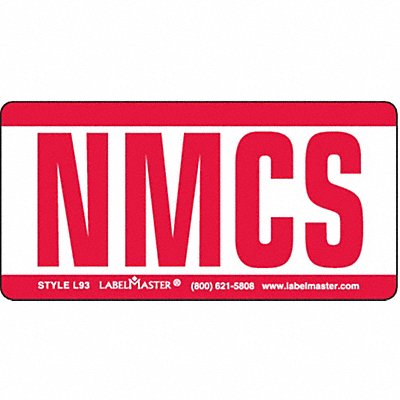 LABELMASTER L93 Expedited Handling Marking NMCS PK500