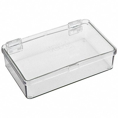 FLAMBEAU 5200CL Storage Box Snap Clip Clear 1 1/16 in