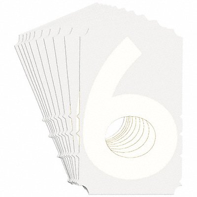 BRADY 5210P6 Numbers and Letters Labels PK 10