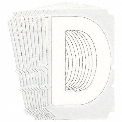BRADY 5210PD Numbers and Letters Labels PK 10