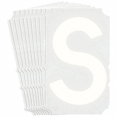 BRADY 5210PS Numbers and Letters Labels PK 10