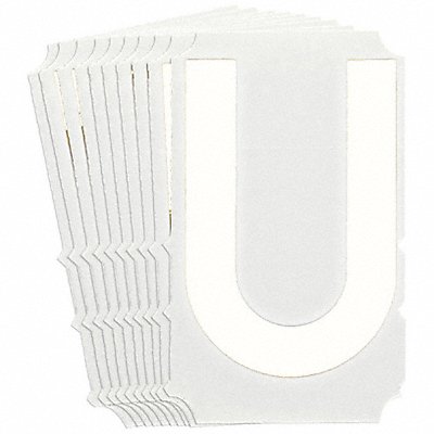 BRADY 5210PU Numbers and Letters Labels PK 10