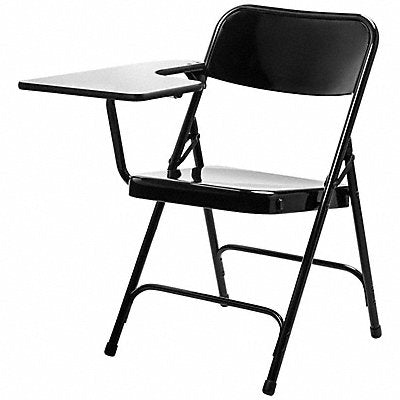 NATIONAL PUBLIC SEATING 5210R Folding Chair Right Arm Tab Black PK2