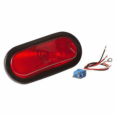 GROTE 52572 Stop/Turn/Tail Light Oval Red 6-1/4 L