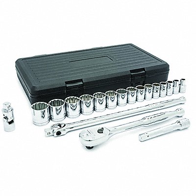 GEARWRENCH 80792 Mechancs Tool Set 19 pcs. 1/2 Dr 12 pt.
