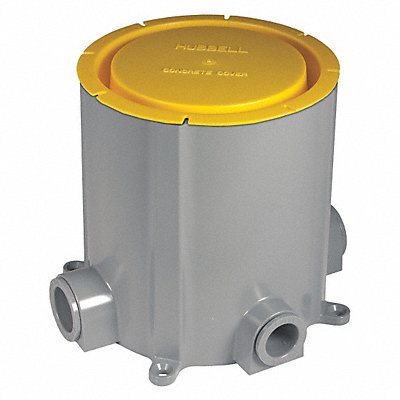 RACO 5511 Floor Box 19.5 cu in Capacity Round