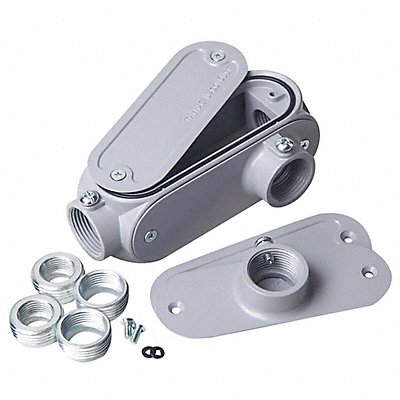 RACO UCB0100 Conduit Outlet Body Aluminum Trd Sz 1in