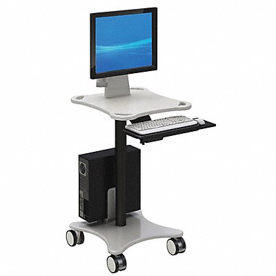AFC INDUSTRIES PC900114 Anti-Microbial Cart Grey 60-29/32 H