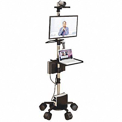 AFC INDUSTRIES MPC20084LP1F2C00HS001 Laptop and Monitor Cart 84 H x 31 W