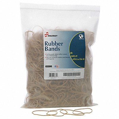 ABILITY ONE 7510020000000 Rubber Band Assorted Size 54 Crepe