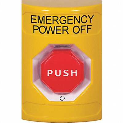 SAFETY TECHNOLOGY INTERNATIONAL SS2209POEN Emergency Power Off Push Button 2-7/8 D