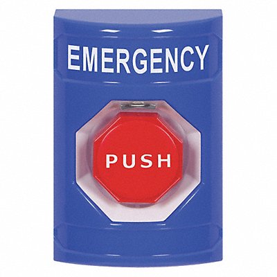 SAFETY TECHNOLOGY INTERNATIONAL SS2405EMEN Emergency Push Button Blue Red Button